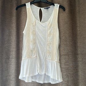 American Eagle white/cream top